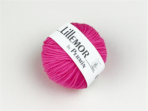 Lillemor by Permin 100% økologisk merinould - pink